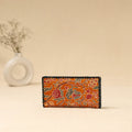 Handcrafted embossed leather wallet 45