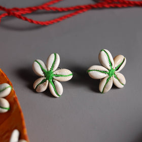 Orange - handcrafted fabart choker necklace set 21