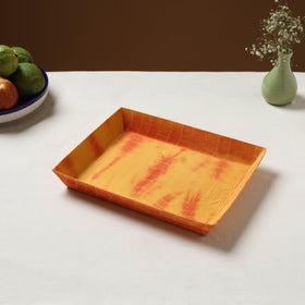 Orange - handcrafted fabric valet tray (12 x 10 in) 22