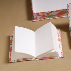Orange - handcrafted floral organizer stationery kit 61