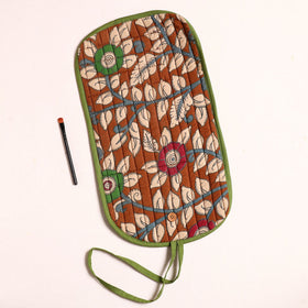  Handcrafted Multipurpose Segmented Make-up Brush Wrap Pouch/Case 03 
