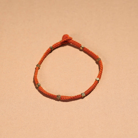  Handcrafted Patwa Thread & Beadwork Anklet 22 Online at iTokri.com