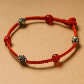  Handcrafted Patwa Thread & Beadwork Anklet 62 Online at iTokri.com