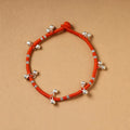 Buy Handcrafted Patwa Thread & Ghungroo Work Anklet 31 Online at iTokri.com