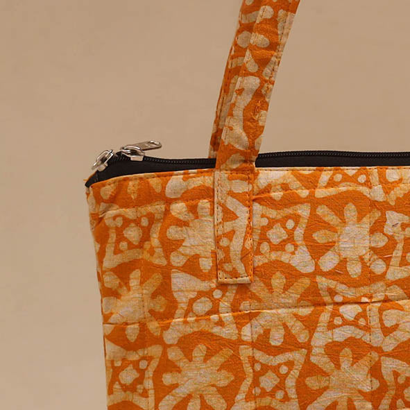 Handcrafted quilted handbag 16