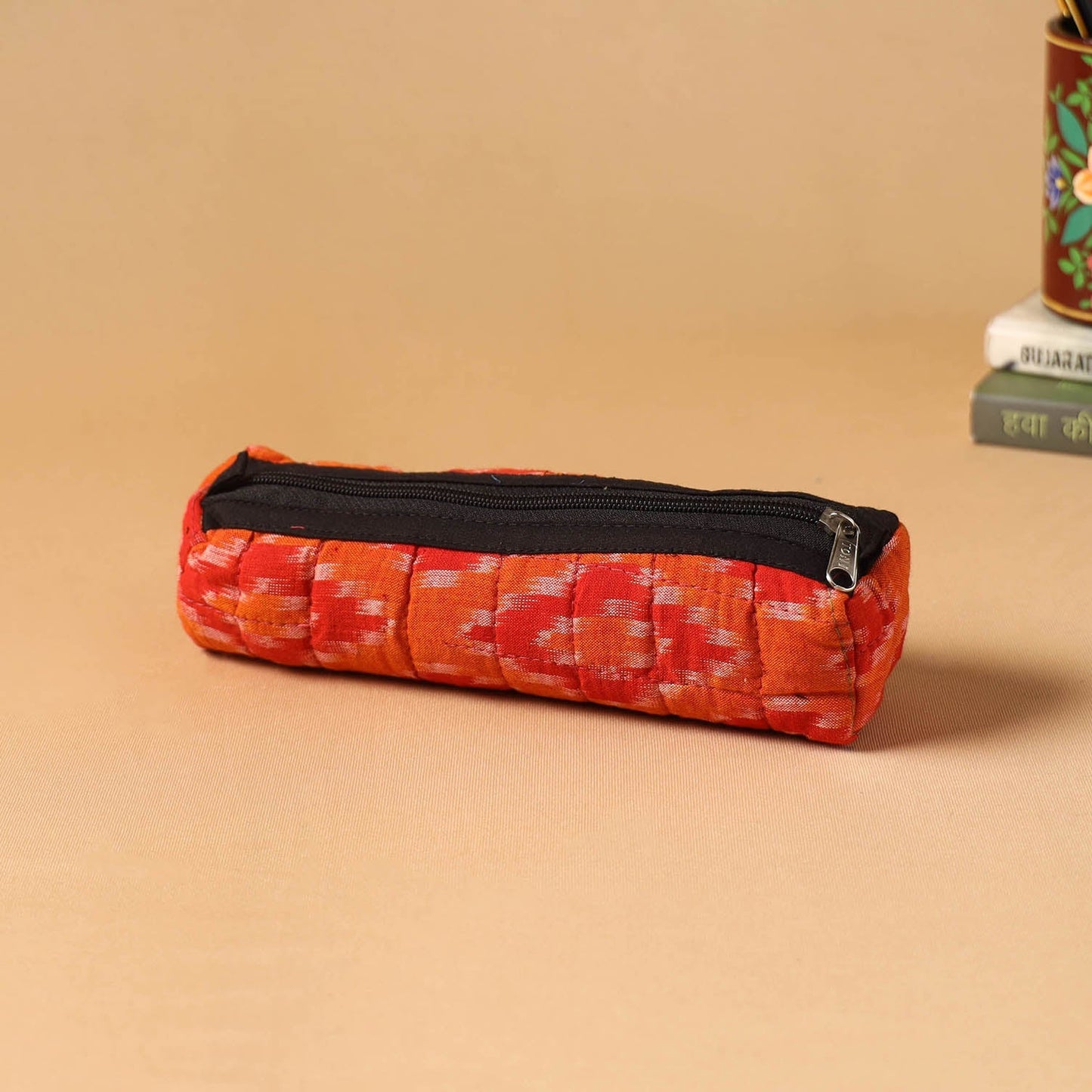 Handcrafted quilted pencil pouch 37
