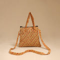 Handcrafted quilted sling bag 18