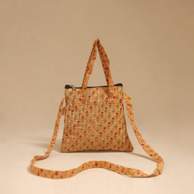 Handcrafted quilted sling bag 18