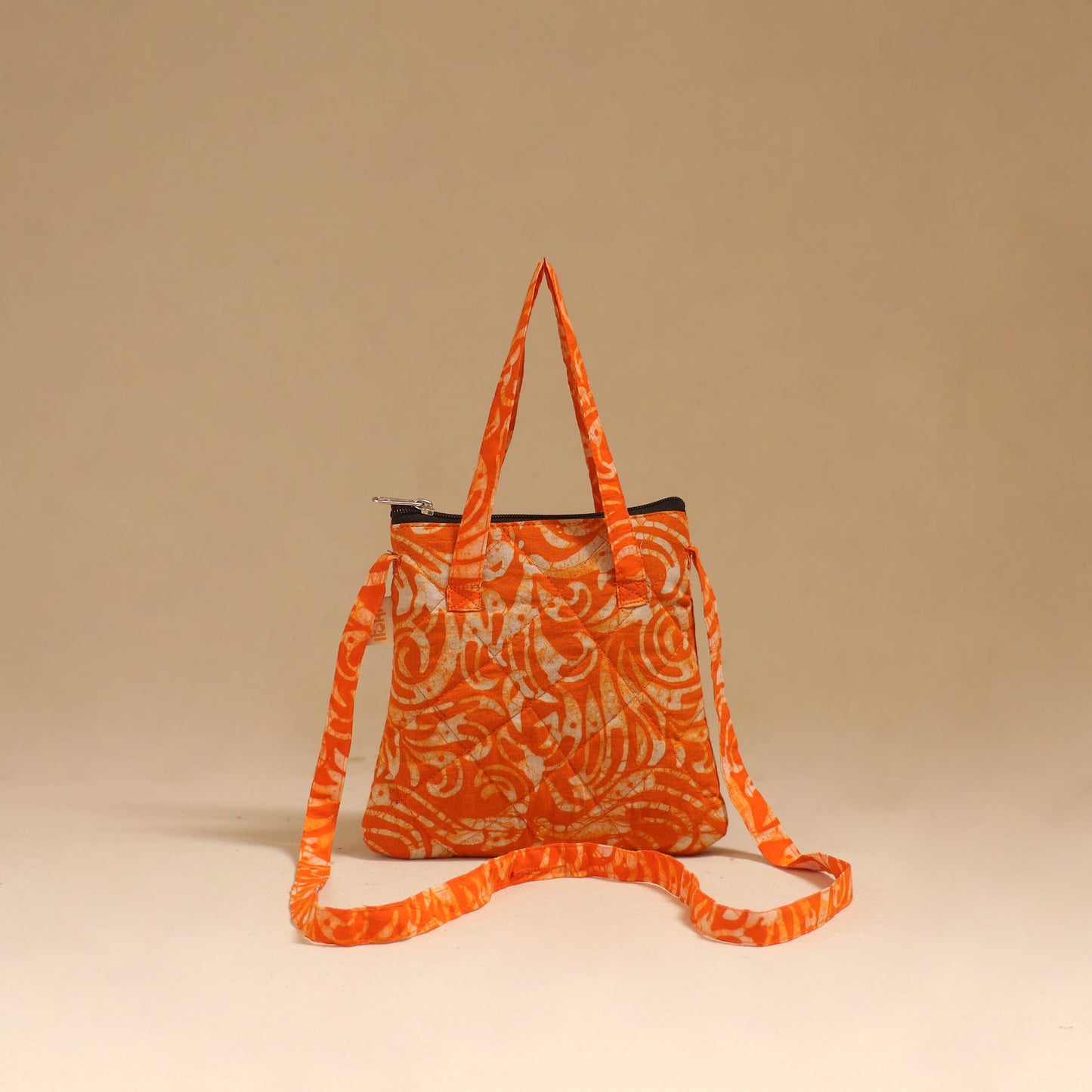 Handcrafted quilted sling bag 37