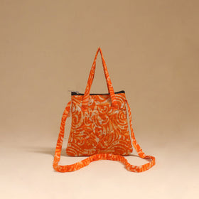 Handcrafted quilted sling bag 37