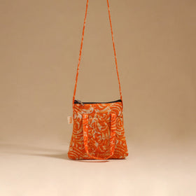 Handcrafted quilted sling bag 37