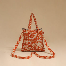 Handcrafted quilted sling bag 46