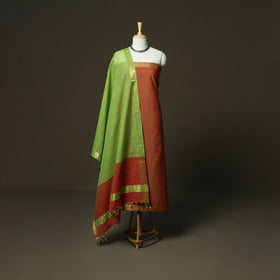 Handloom cotton mangalagiri 3pc unstitched dress material