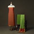 Handloom cotton mangalagiri 3pc unstitched dress material