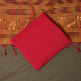 Handloom cotton mangalagiri 3pc unstitched dress material