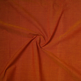 Orange - handloom cotton mangalagiri fabric with zari