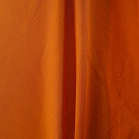 Orange - handloom cotton mangalagiri fabric with zari