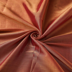 Handloom full tissue gold zari double tone chanderi silk