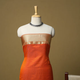 Handloom maheshwari silk 3pc unstitched dress material