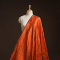Handloom raw silk pochampally ikat fabric 01 - handcrafted