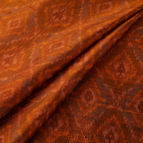 Handloom raw silk pochampally ikat fabric 02 - handcrafted