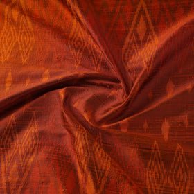 Handloom raw silk pochampally ikat fabric 07 - handcrafted