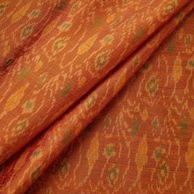 Handloom raw silk pochampally ikat fabric 07 - handcrafted