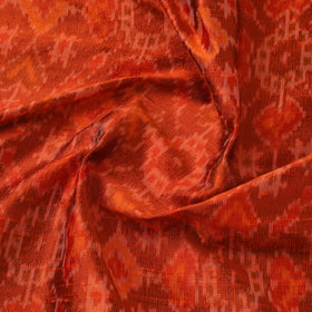 Handloom raw silk pochampally ikat fabric 09 - handcrafted