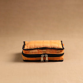 Orange Handmade 4 Pocket Jewellery Pouch Online in India