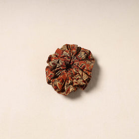 Orange Handmade Cotton Elastic Rubber Band/Scrunchie