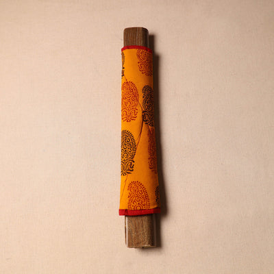 Orange - handmade cotton fridge handle cover 07