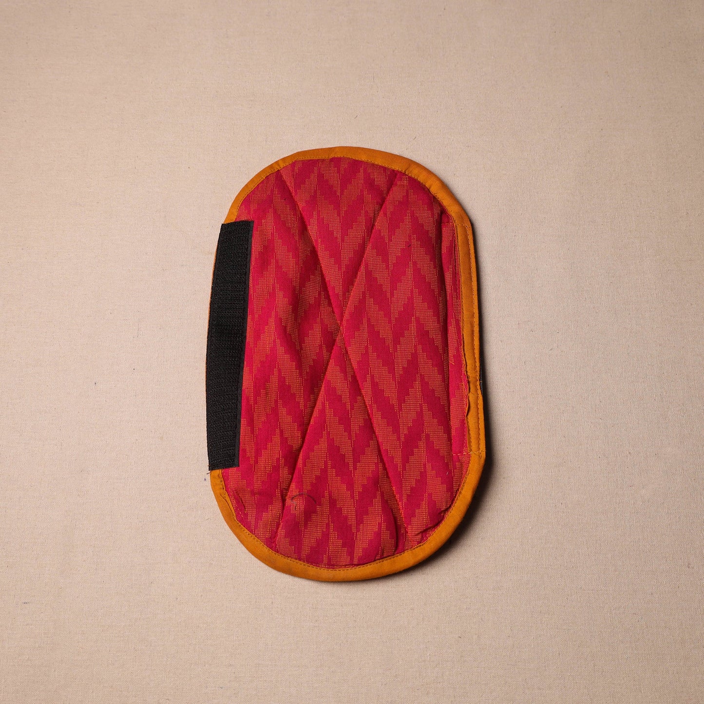 Buy Handmade Cotton Orange Fridge Handle Cover