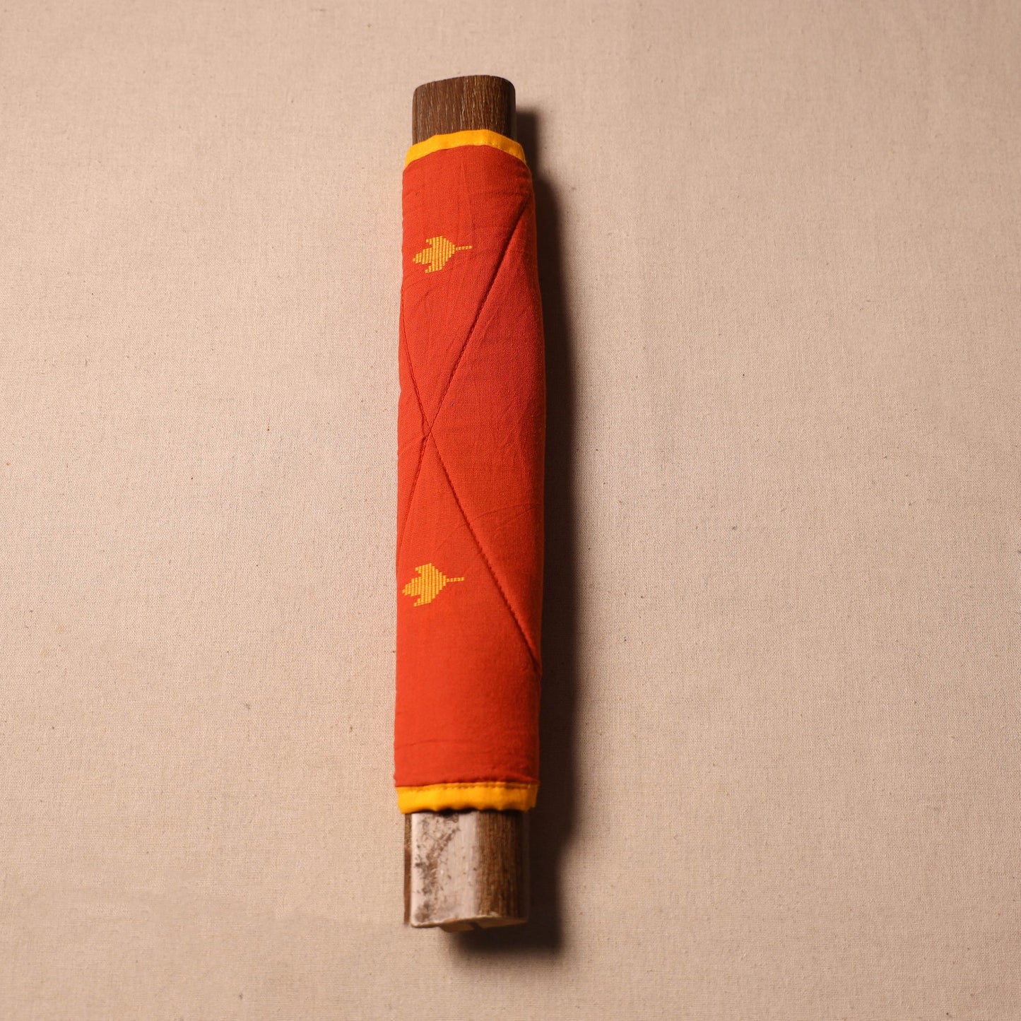 Buy Handmade Cotton Orange Fridge Handle Cover 99