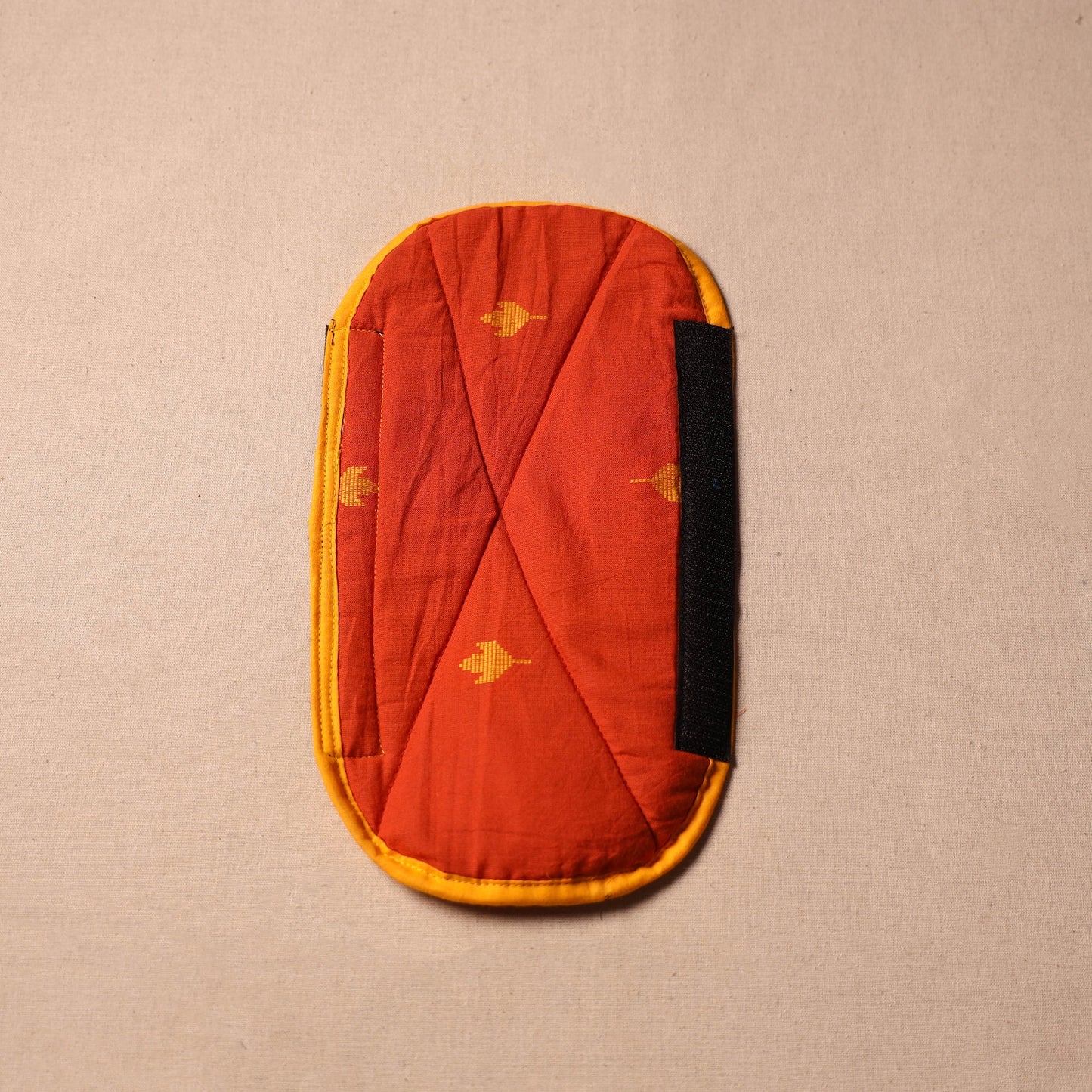 Buy Handmade Cotton Orange Fridge Handle Cover 99