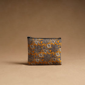 Orange - handmade cotton multipurpose utility pouches (set