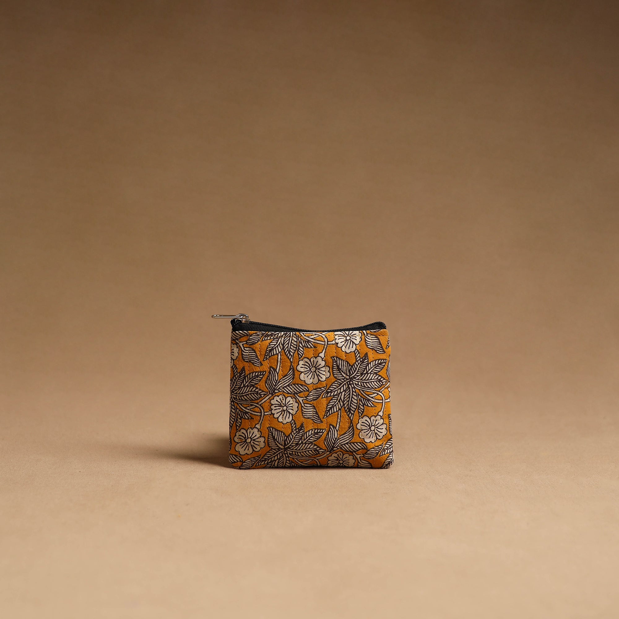 Orange - handmade cotton multipurpose utility pouches (set