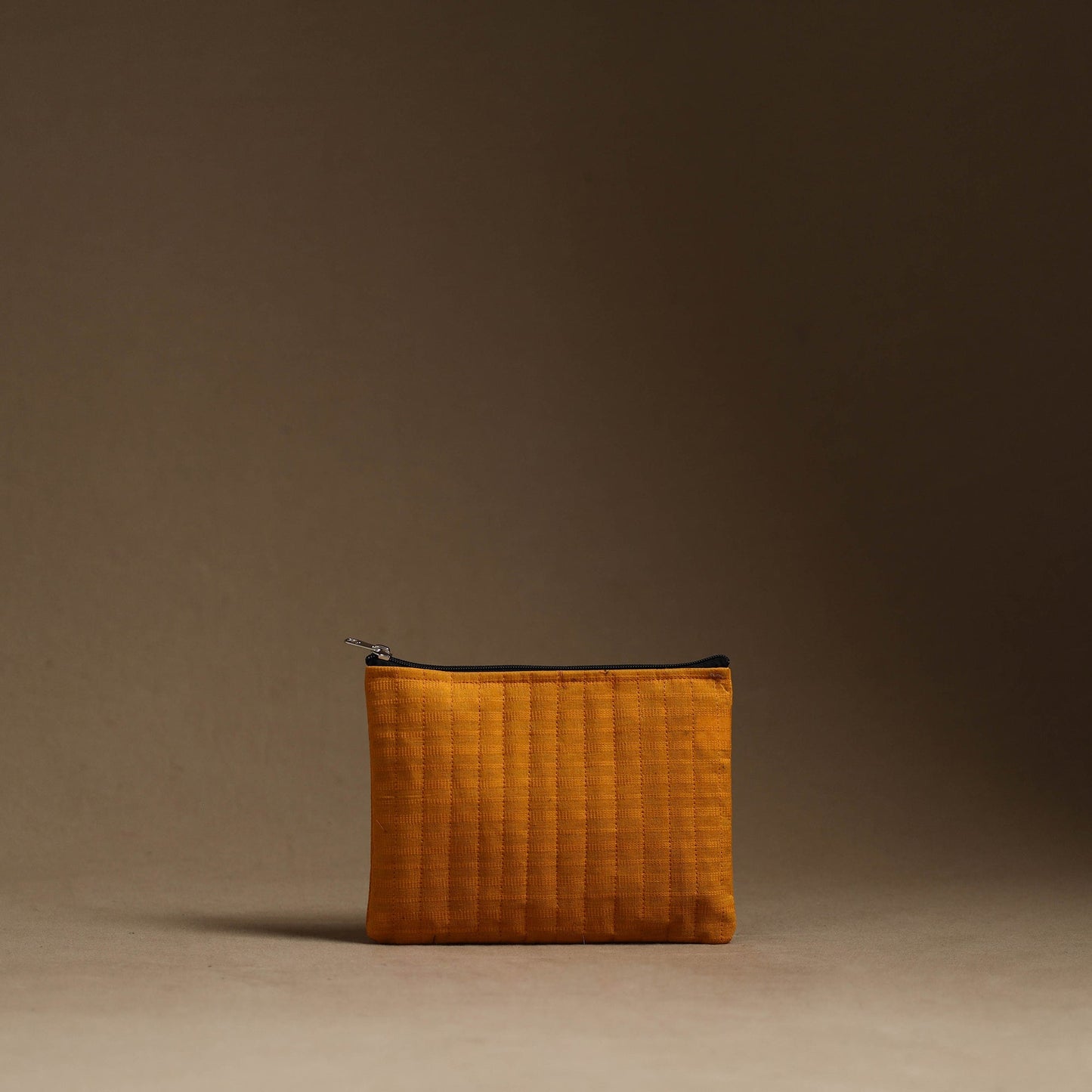 Orange - handmade cotton multipurpose utility pouches (set