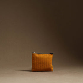 Orange - handmade cotton multipurpose utility pouches (set