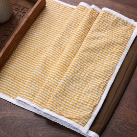 Orange Handmade Cotton Table Runner
