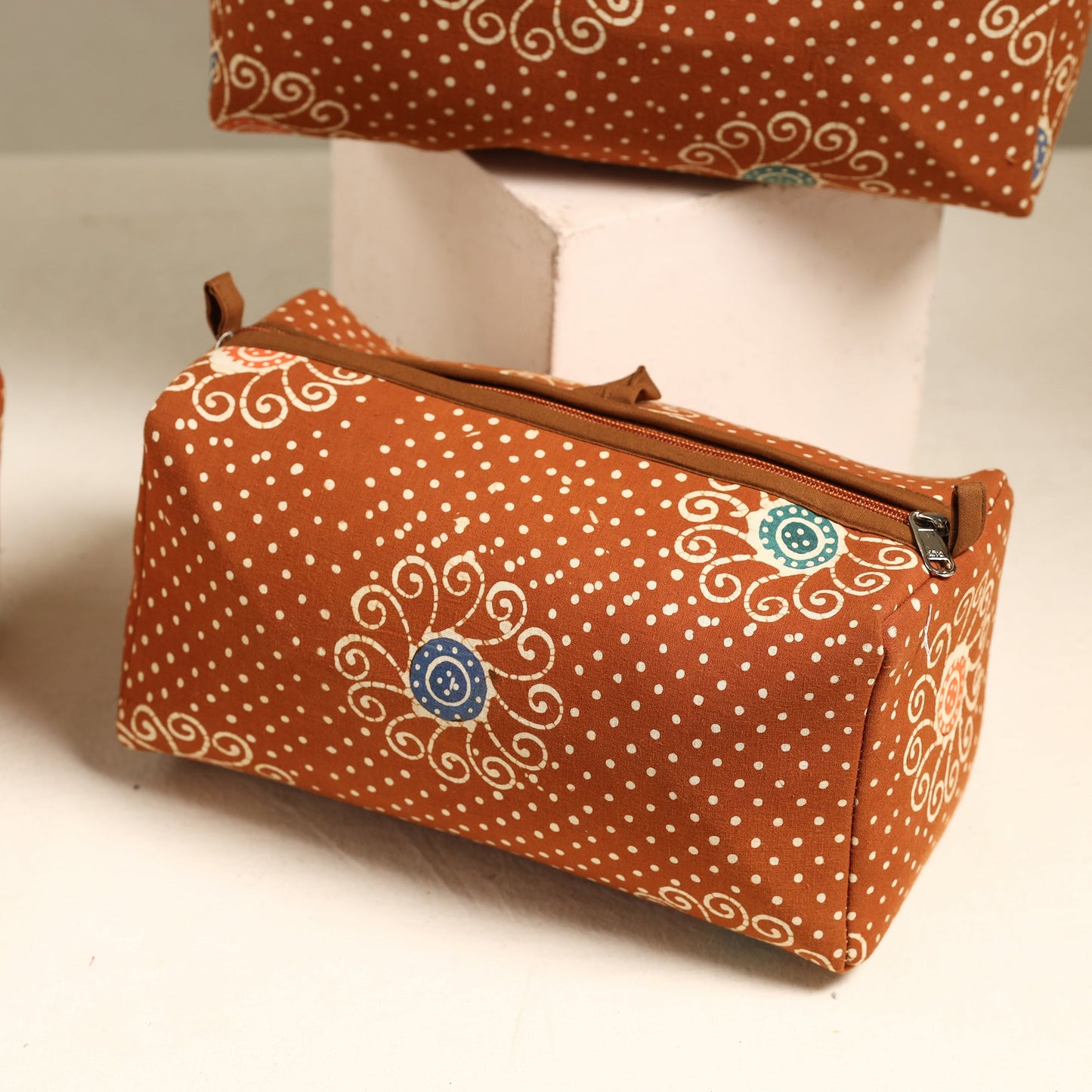  Handmade Cotton Toiletry Bags (Set of 3) 74 
