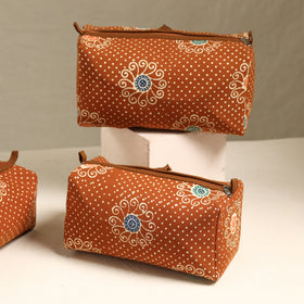  Handmade Cotton Toiletry Bags (Set of 3) 74 
