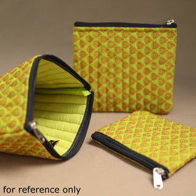 Handcrafted Multipurpose Cotton Utility Pouch Set 