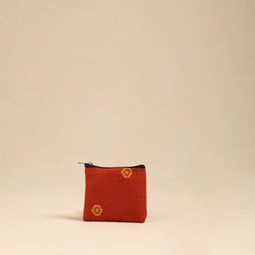 Orange - handmade cotton utility pouches (set of 3) 07