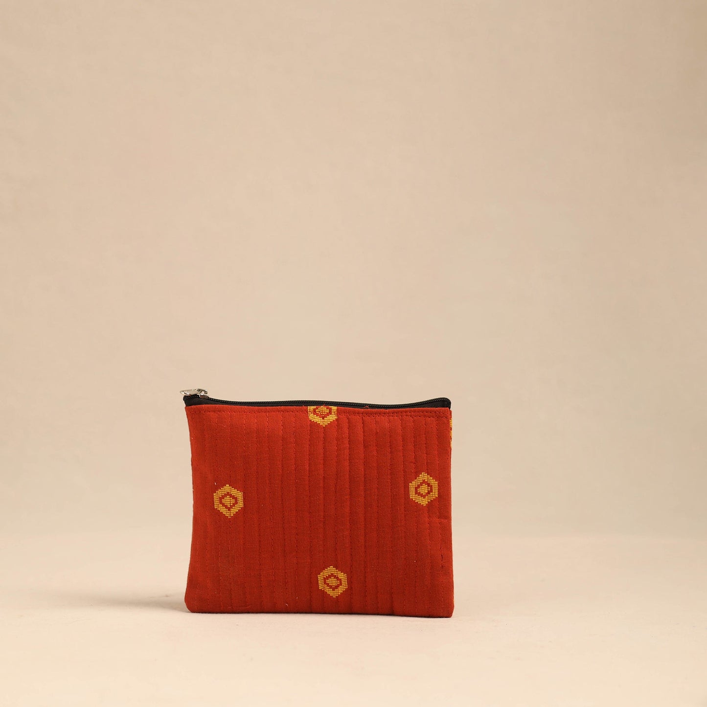 Orange - handmade cotton utility pouches (set of 3) 07