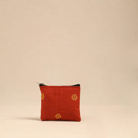 Orange - handmade cotton utility pouches (set of 3) 07