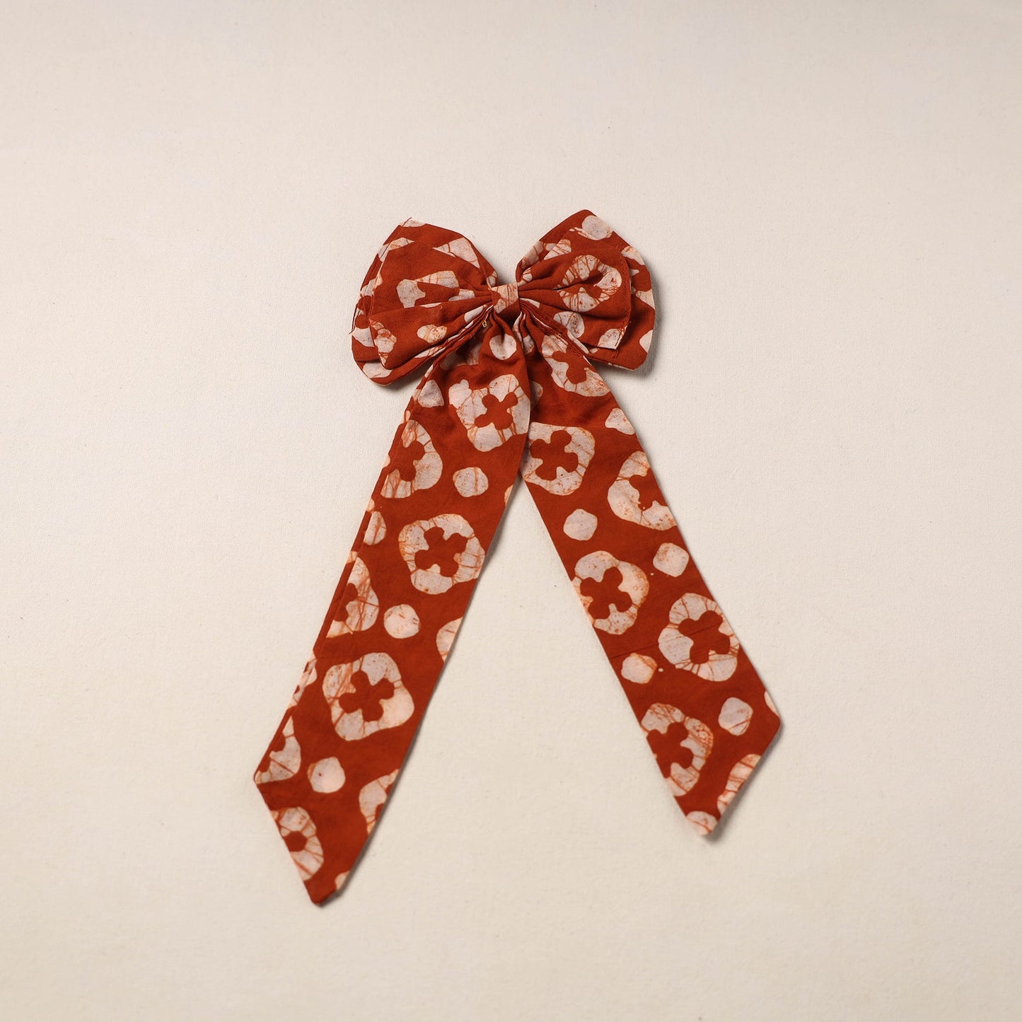 Handmade Fabric Bow Hair Clip