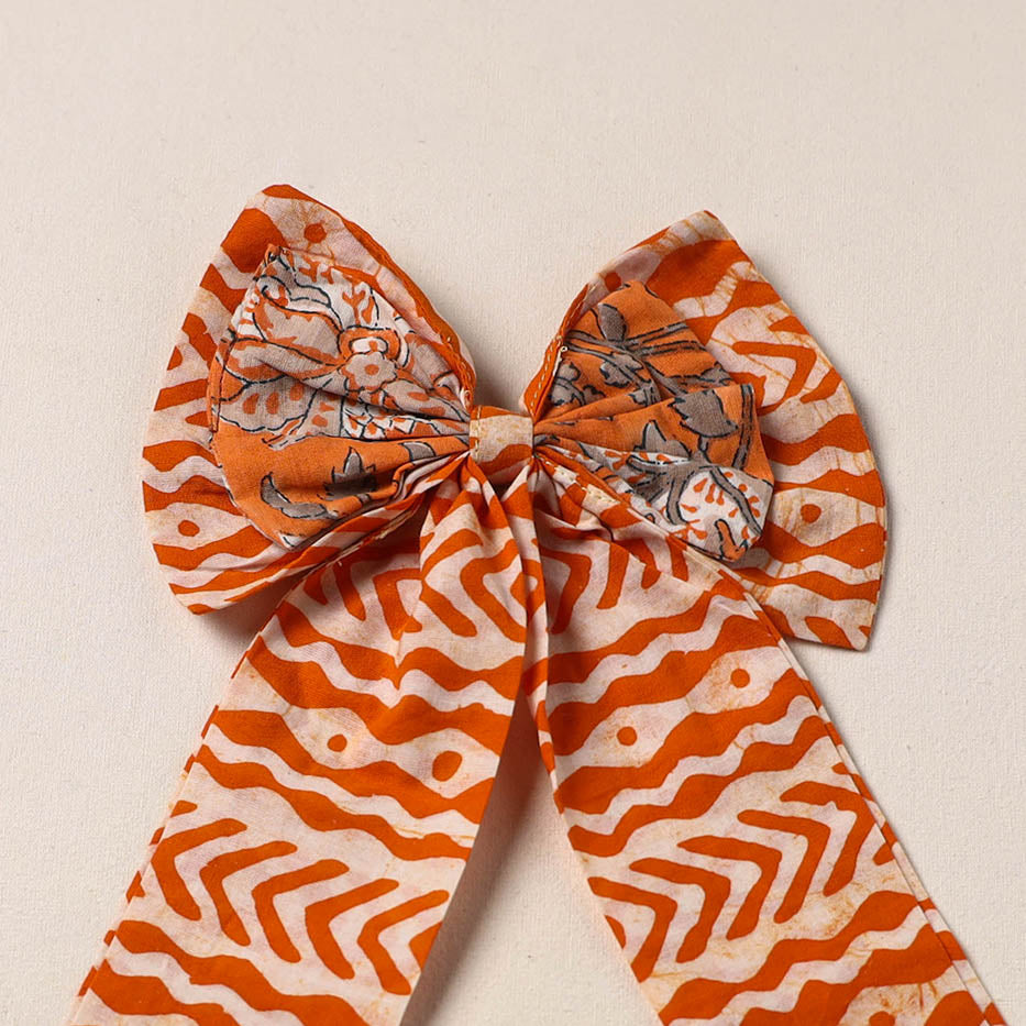 Handmade Fabric Bow Hair Clip