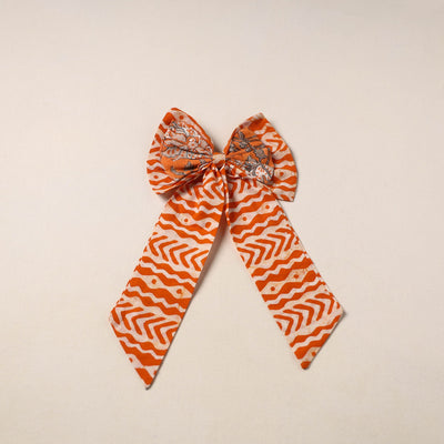 Handmade Fabric Bow Hair Clip