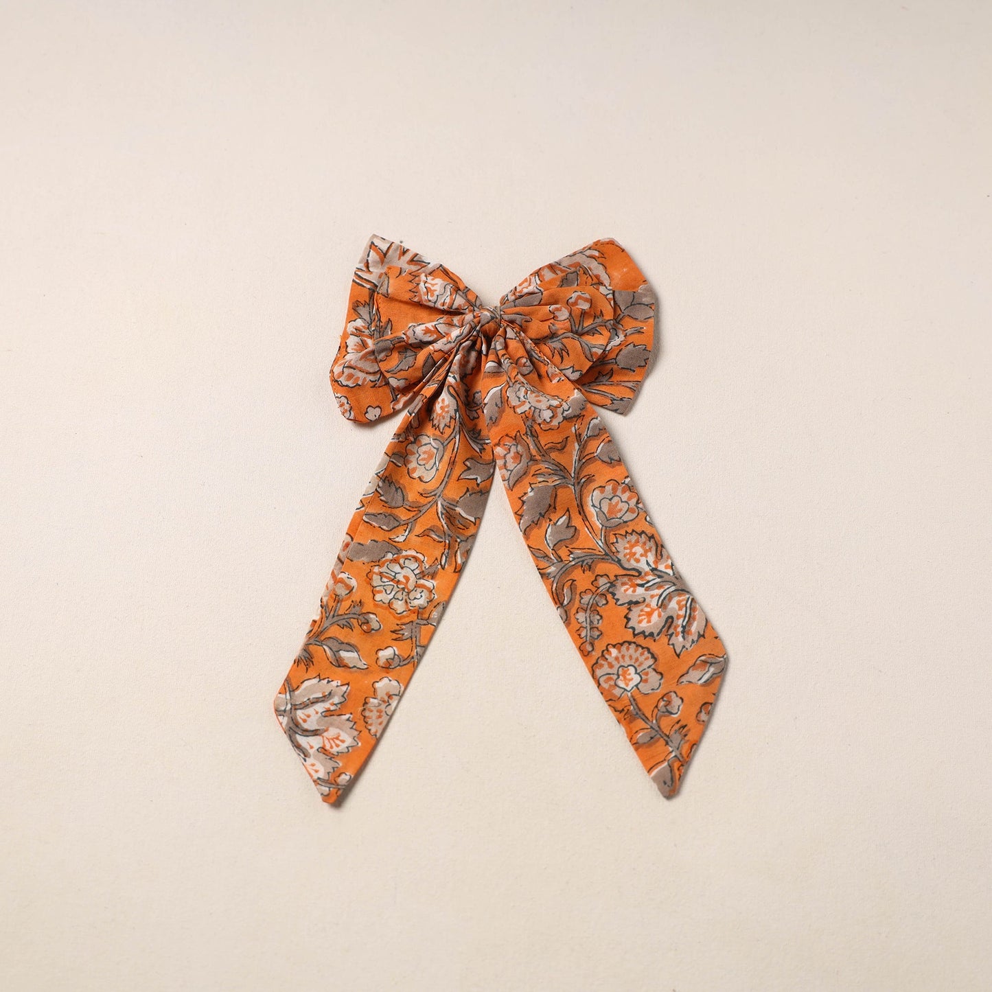 Handmade Fabric Bow Hair Clip
