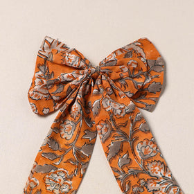 Handmade Fabric Bow Hair Clip